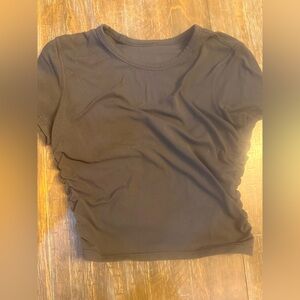 lululemon athletica Black Crop Top
